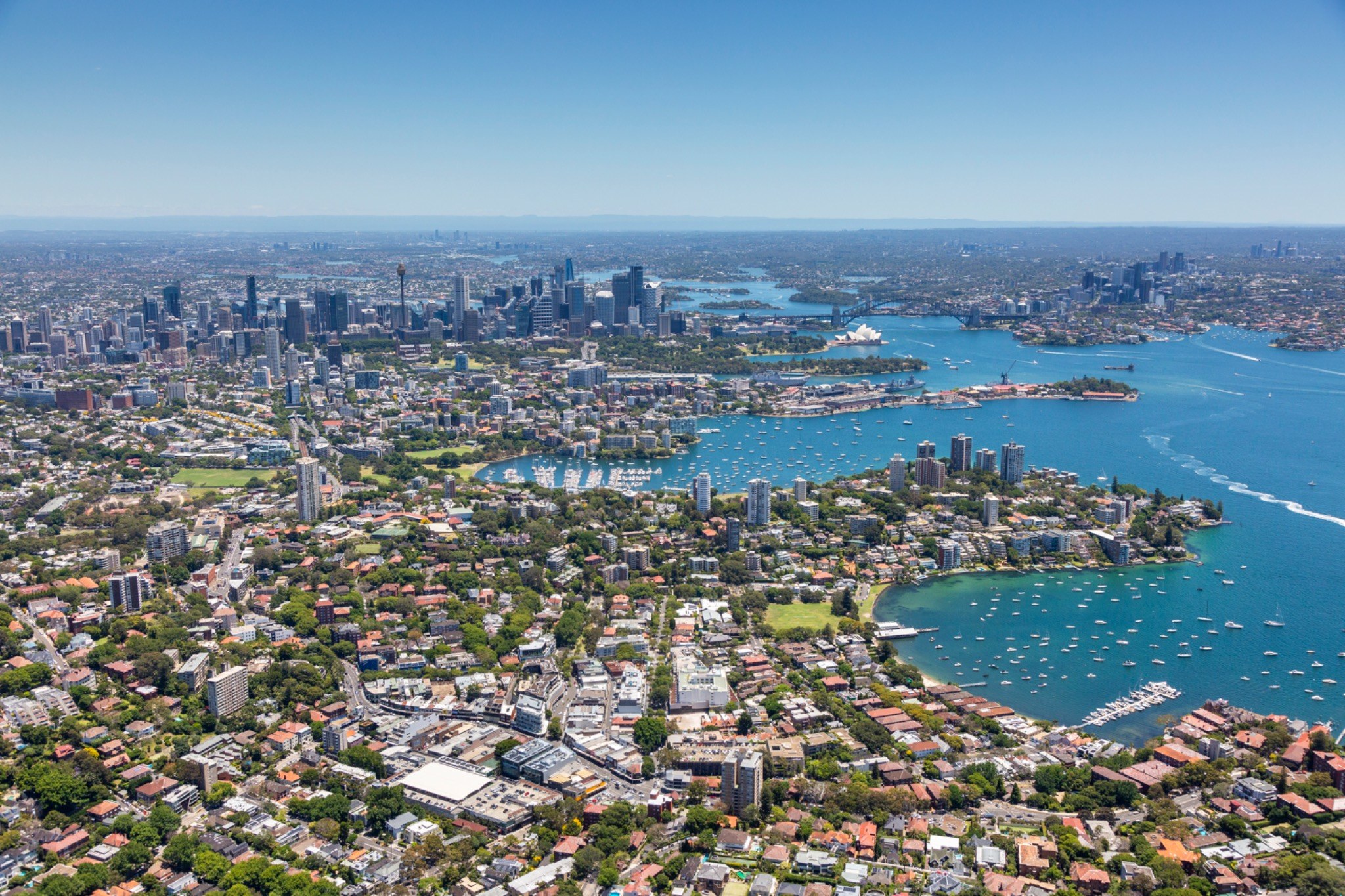 Sydney Harbour and the neighbourhoods that surround it